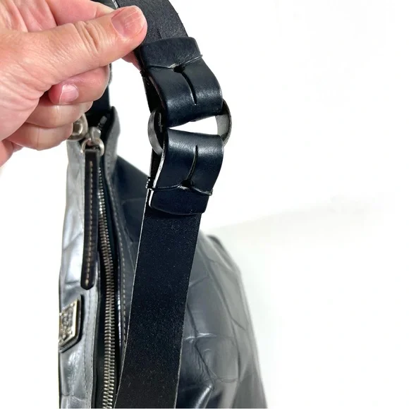 Dooney & Bourke Leather Shoulder Bag Black - Picture 10 of 13